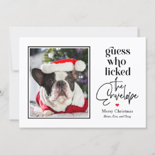 Helpful Pet EDITABLE COLOR Christmas Holiday Card