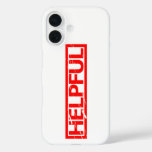 Helpful Stamp iPhone 16 Case