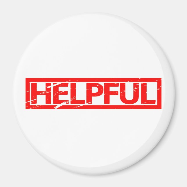 Helpful Stamp Magnet (Front)
