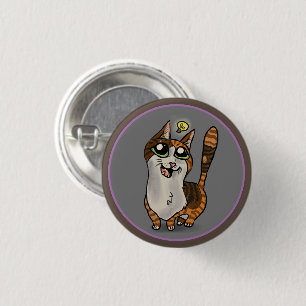 Helpful Study Cat Custom Button