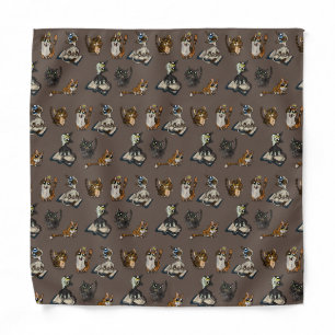 Helpful Study Cats Bandana