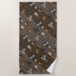 Helpful Study Cats  Beach Towel