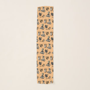 Helpful Study Cats yellow Scarf