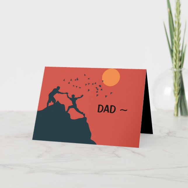 HELPING DAD FATHER'S DAY CARD (Front)