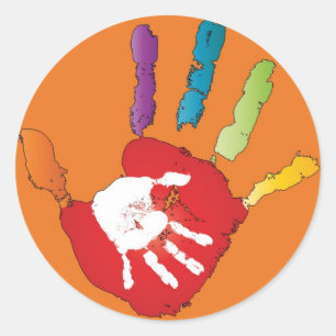 Helping Hand Child Care Name Stickers