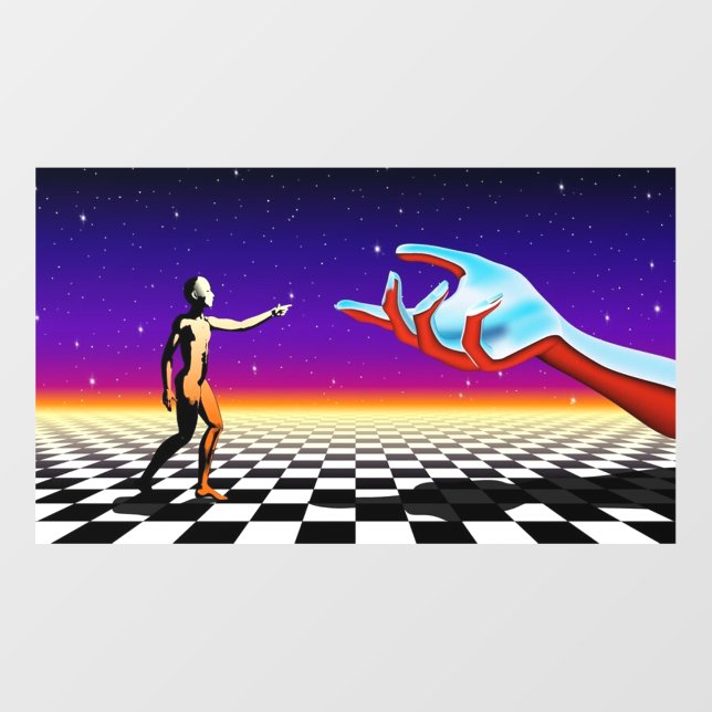 HELPING HAND WALL DECAL  (Front)