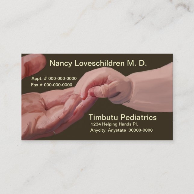 Helping Hands Business Card (Front)
