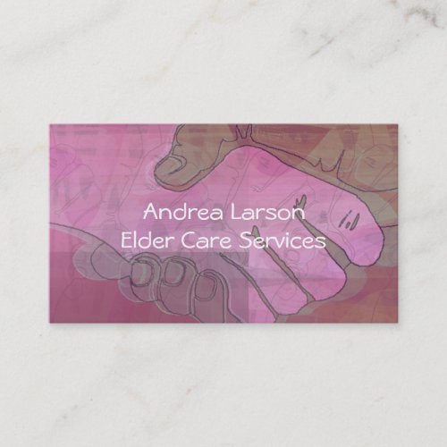 Helping Hands Caregiver Business Card