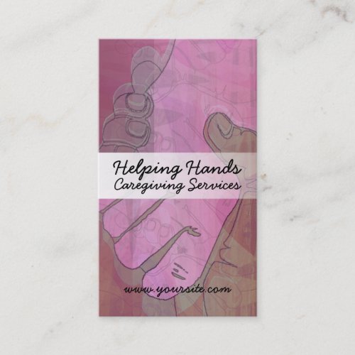 Helping Hands Caregiving Business Cards