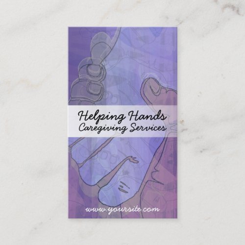 Helping Hands Caregiving Business Cards