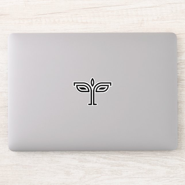 Helping Life Letter T Monogram Sticker (Computer)