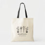Helping Little Minds Grow Floral Teachers Tote Bag