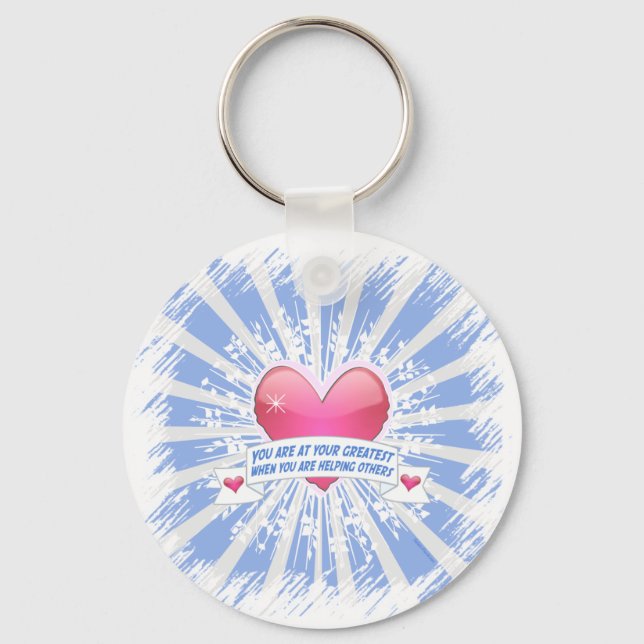 Helping Others Keychain (Front)