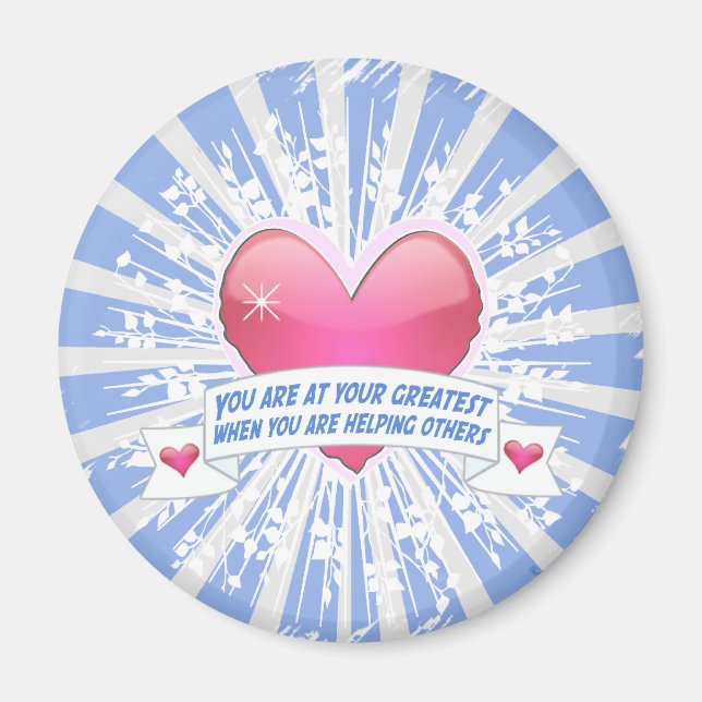 Helping Others Magnet (Front)