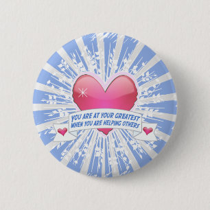 Helping Others Pinback Button