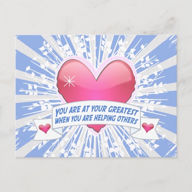 Helping Others Postcard (Front)