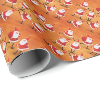 Helping Santa Clause Wrapping Paper by Youbeaut at Zazzle