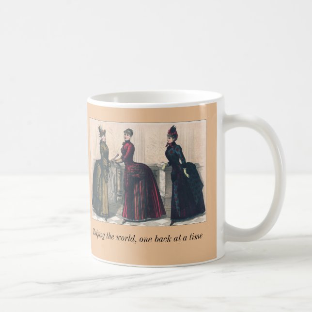 Helping the world, one back at a time coffee mug (Right)