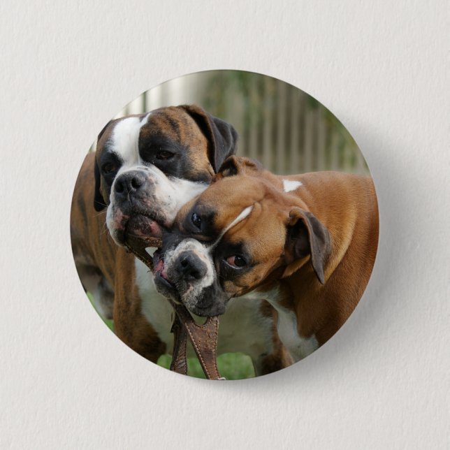Helping with the Tack Pinback Button (Front)