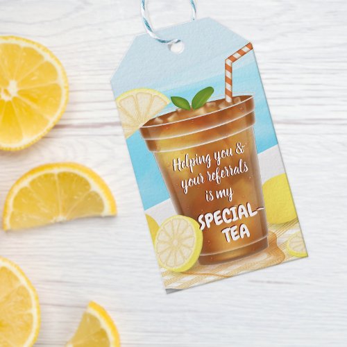 Helping You is my Special Tea Pop By Gift Tags