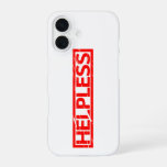 Helpless Stamp iPhone 16 Case