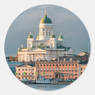 Helsinki Cathedral, Finland Classic Round Sticker