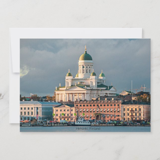 Helsinki Cathedral, Finland Note Card (Front)