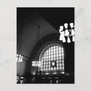 Helsinki city railway station postcard