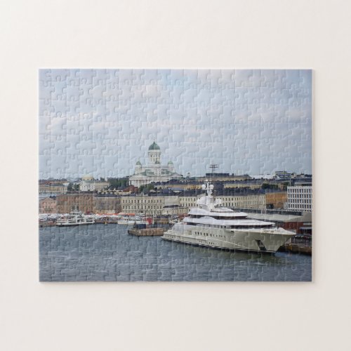 Helsinki cityscape with Helsinki Cathedral Jigsaw Puzzle