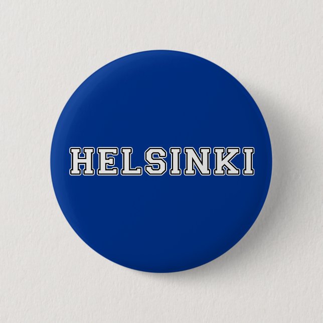Helsinki Finland Button (Front)
