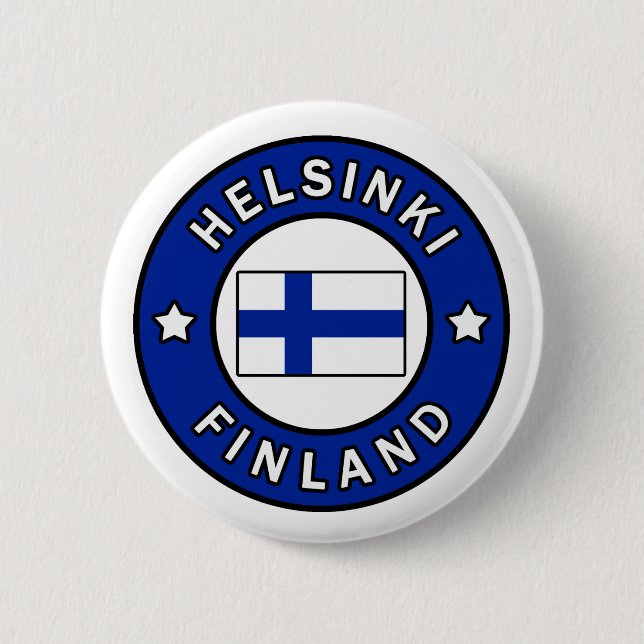Helsinki Finland button (Front)