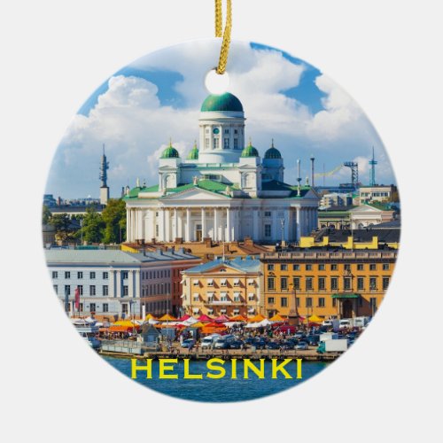 Helsinki Finland Christmas Ornament