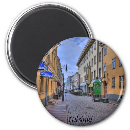 Helsinki Finland City Scene Magnet