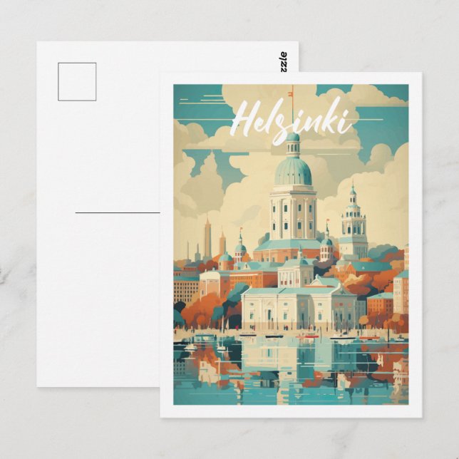 Helsinki Finland Famous Travel Place Postcard (Front/Back)