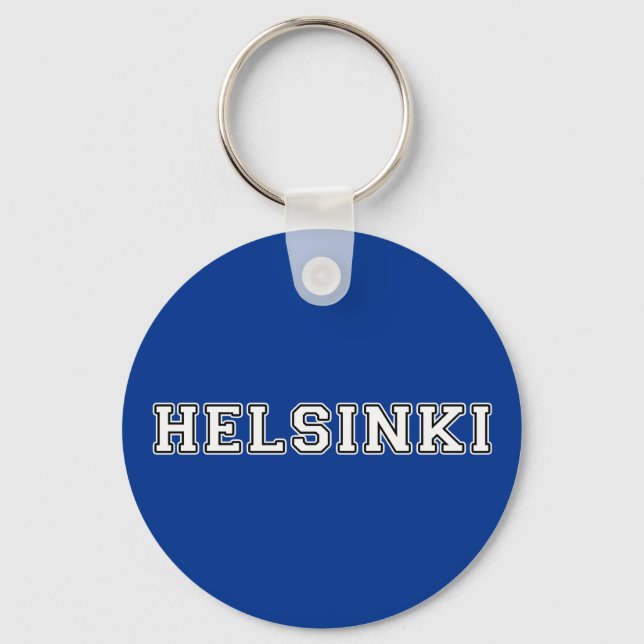 Helsinki Finland Keychain (Front)