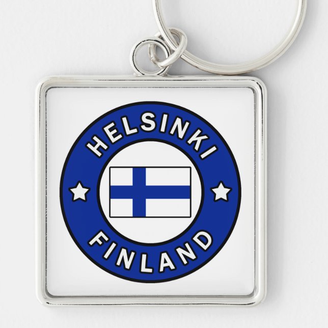 Helsinki Finland Keychain (Front)