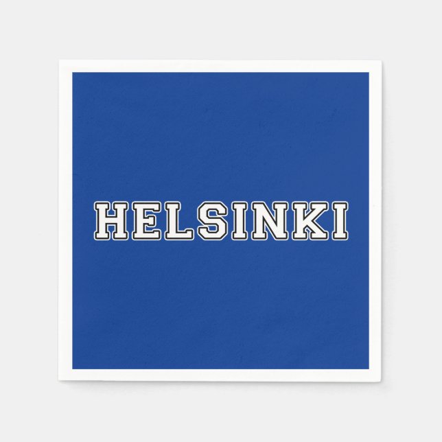 Helsinki Finland Napkins (Front)