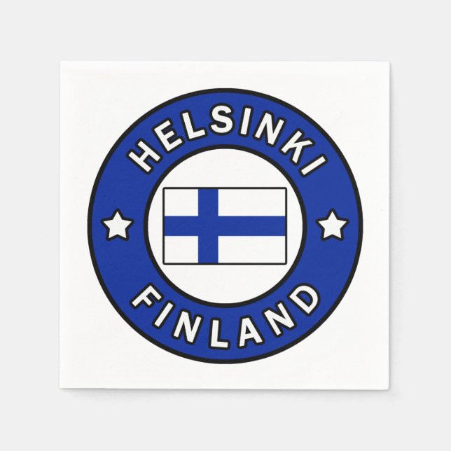 Helsinki Finland Napkins (Front)