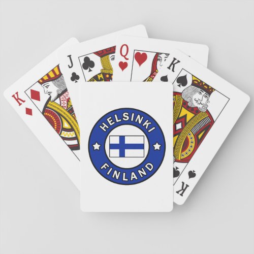 Helsinki Finland Poker Cards