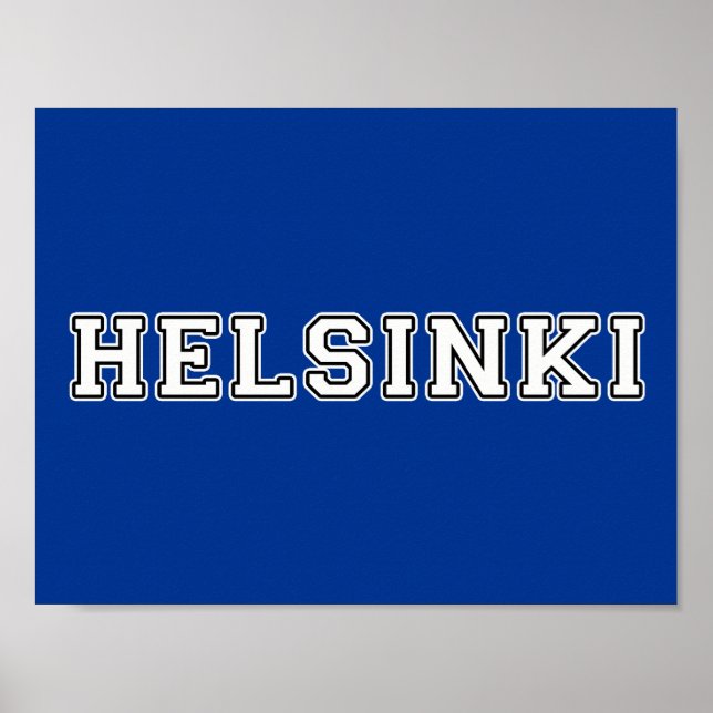 Helsinki Finland Poster (Front)