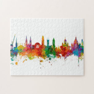 Helsinki Finland Skyline Jigsaw Puzzle