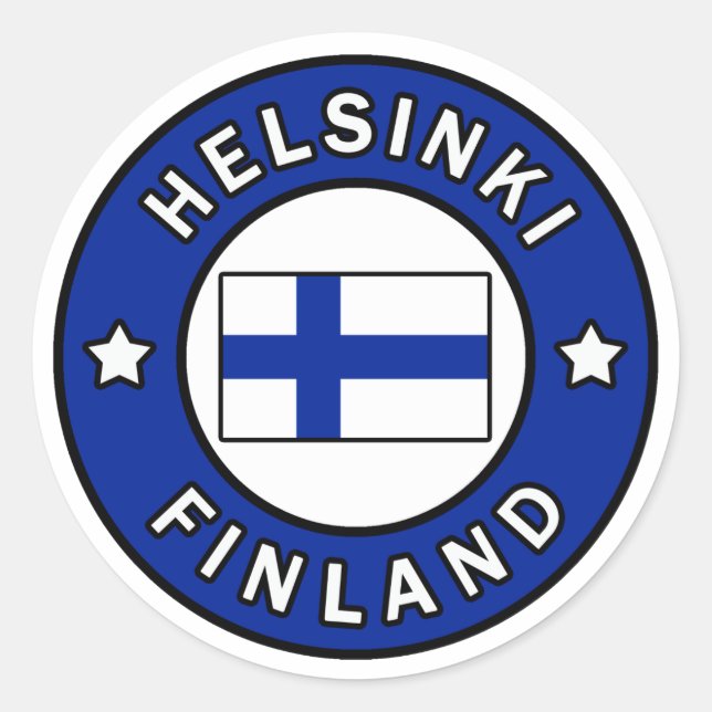 Helsinki Finland sticker (Front)