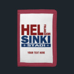 HELSINKI Finland wallets<br><div class="desc">Change the text field to what you want. You can also change the font and its size and color by using the "Customize it" function. You can also edit (change) the background color of this item by using the "customize it" function. See my store for more items with this design....</div>