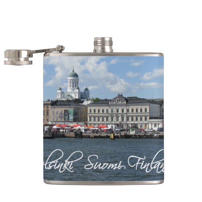 Helsinki Harbor custom flask (Opened)