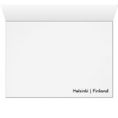 Helsinki Skyline Cards (Inside Horizontal (Bottom))