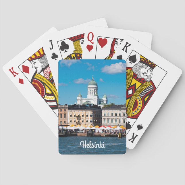 Helsinki Skyline Poker Cards (Back)