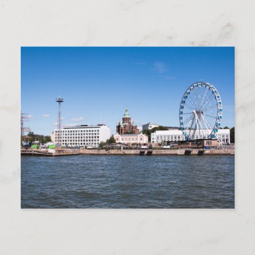 Helsinki Skyline Postcard