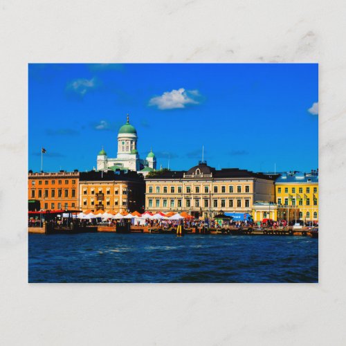 Helsinki Skyline Postcard