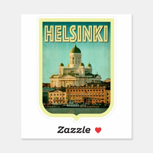 Helsinki Travel Sticker