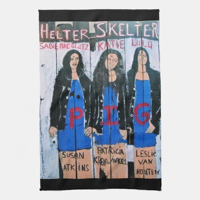 HELTER SKELTER KITCHEN TOWEL (Vertical)